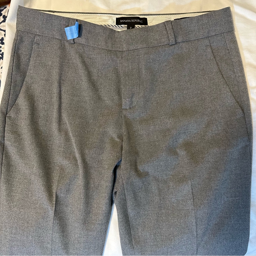 Banana Republic Logan Gray Slacks